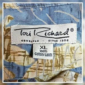 Tori Richard Shirts - Men's Vintage Tori Richard Hawaiian Shirt Yellow Tori Richard Shirts - Men's Vintage Tori Richard Hawaiian Shirt Yellow
